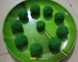 A picture of step 5 of Paan Coconut Ladoo.