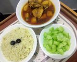 A picture of step 12 of Zeera Rice.