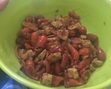 Foto langkah ke 4 dari resep Tumis kulit melinjo tempe.