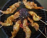 Foto langkah ke 7 dari resep Udang bakar kecap.