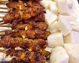 A picture of step 12 of Singaporean Chicken Satay with Peanut gravy.
