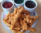 A picture of step 2 of Fernch fries pakora.