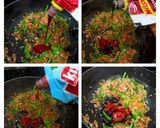 A picture of step 2 of Cabbage Manchurian.