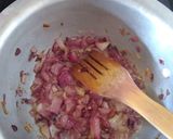 A picture of step 1 of Ndengu special with coconut #4weekschallenge.