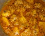 A picture of step 8 of Gatte Ki Sabji.