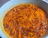 Hình bước làm 2 của món Đậu hũ non sốt nấm kim châm (món chay)