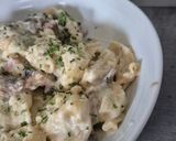 Une image de l'étape 4 de Tortellinis crémeux aux lardons et champignons au Cookeo infinity 😃.