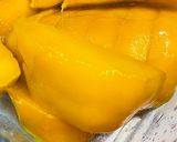 A picture of step 1 of Mango Sorbet.