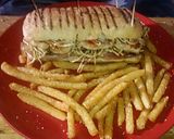 A picture of step 10 of Tex's Chinese Style Pork & Chicken Panini 🐷🐔🍞.