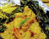 কচু পাতায় ভাপা চিংড়ি (kochu patay bhapa chingri recipe in Bengali) রেসিপি ধাপ - 5 ছবি
