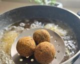 A picture of step 8 of Quick and Simple Falafel.