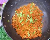 A picture of step 2 of Kathiawadi Varadiya Shaak.