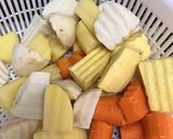 Hình bước làm 1 của món Cari chay