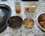 A picture of step 1 of Walnut crunchies cooking with California walnuts.