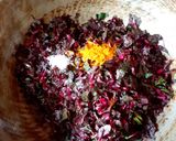 ডালের বড়ি দিয়ে লাল শাক রেসিপির ধাপ 1 ছবি