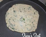 A picture of step 2 of Drumstick Leaves Parathas.