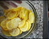 A picture of step 8 of Fresh lemon juice in jar|| and lemonade.