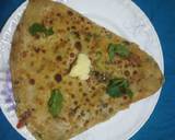 Egg cheese stuffed paratha recipe step 4 photo
