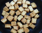 Hình bước làm 1 của món Măng khô kho đậu hũ
