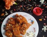 A picture of step 6 of Mohan burfi.