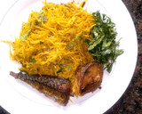 A picture of step 8 of Simple African salad (abacha).