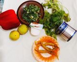 Foto del paso 2 de la receta: Ensalada de maíz con queso y pimiento rojo