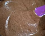 Foto langkah ke 8 dari resep Caramel Custard Chocolate Cotton Cake.