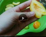 Hình bước làm 1 của món Đào ngâm