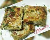 A picture of step 7 of Cheezy Paneer parcels.