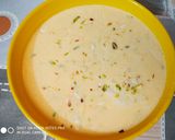 A picture of step 10 of Mango Rasmalai.