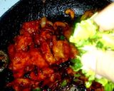 A picture of step 5 of Dragon chicken.