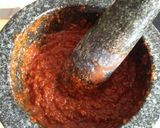 A picture of step 5 of Harissa sauce.