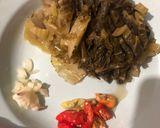 Foto langkah ke 1 dari resep Sayur Asin Cah Babi [Non Halal].
