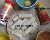 A picture of step 1 of Spicy Ugali Fries.