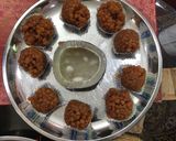 A picture of step 5 of DOODH WALE LADDU(bundi).