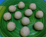 Foto langkah ke 8 dari resep Bakpao Ekonomis Isi Telur Orak-arik dan Gula Merah.