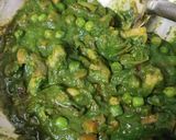 A picture of step 4 of Spinach pulao.