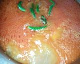 A picture of step 9 of Alu Gosht.