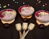 A picture of step 5 of Jamun Poha pudding (Java plum Rice flakes pudding).