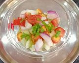 A picture of step 2 of Tofu Vegetable Salad.