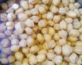 A picture of step 1 of Chole Bhature.