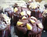 Chocolate Custard Muffin | Muffin Asli Nyoklat + Lembut Banget langkah memasak 8 foto