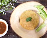 รูปขั้นตอนการทำที่ 3 ของ เบอร์เกอร์ไข่พระอาทิตย์ข้าวมันไก่