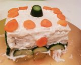 A picture of step 5 of Sandwich bread cake.