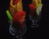 A picture of step 3 of Raw Banana & Chickpea  Rollups.