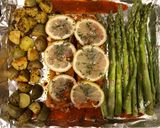 Hình bước làm 4 của món Salmon dinner