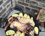 A picture of step 12 of BBQ Lobster.