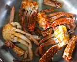 A picture of step 2 of Kakrar Jhal/Bengali style Crab.