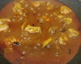 A picture of step 6 of Lockdown chicken curry.