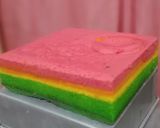 Foto langkah ke 5 dari resep 54.Rainbow Cake Kukus.